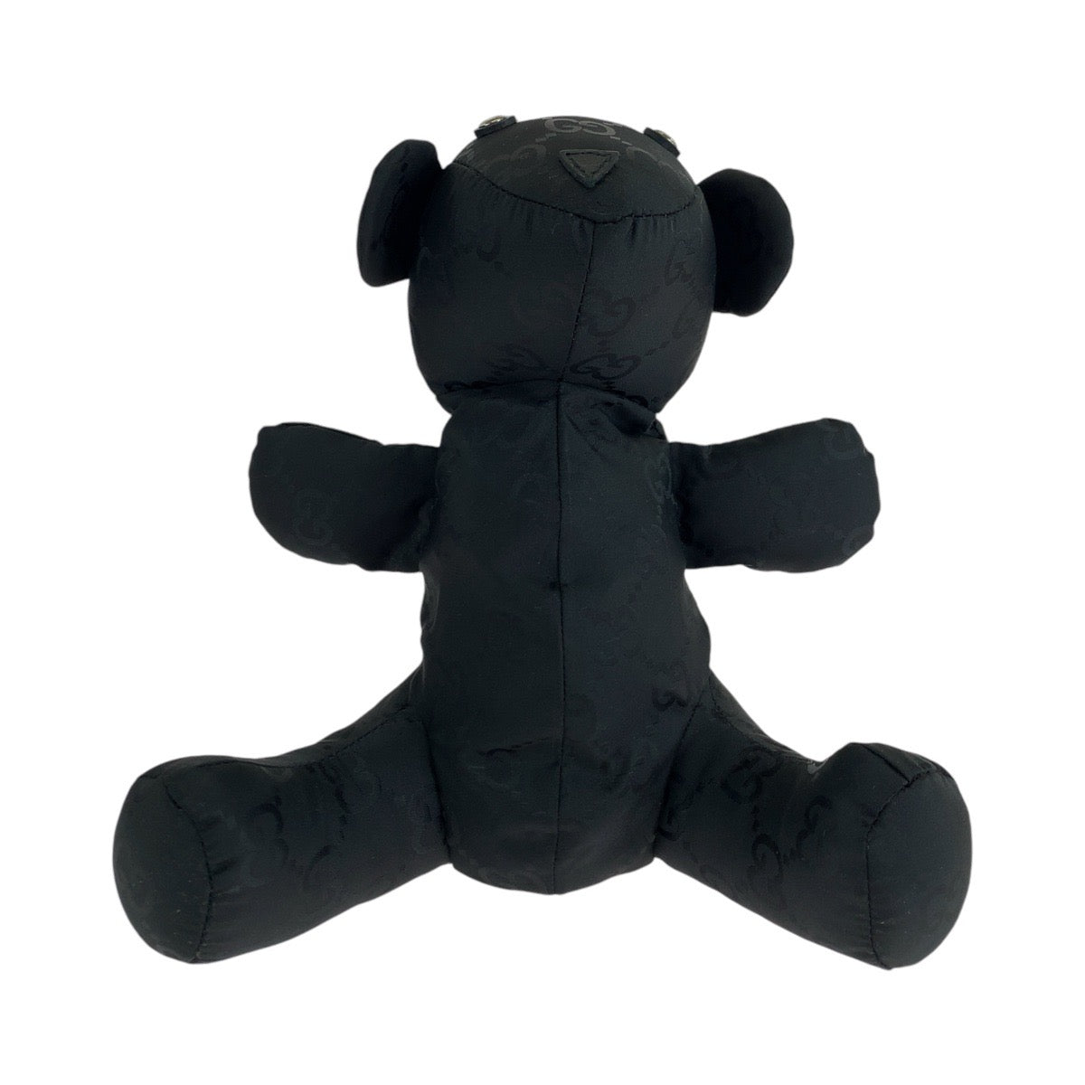13885
GUCCI グッチ GG柄 テディベア ポーチ付き ブラック 黒 ナイロン 223669 トートバッグ エコバッグ  レディース