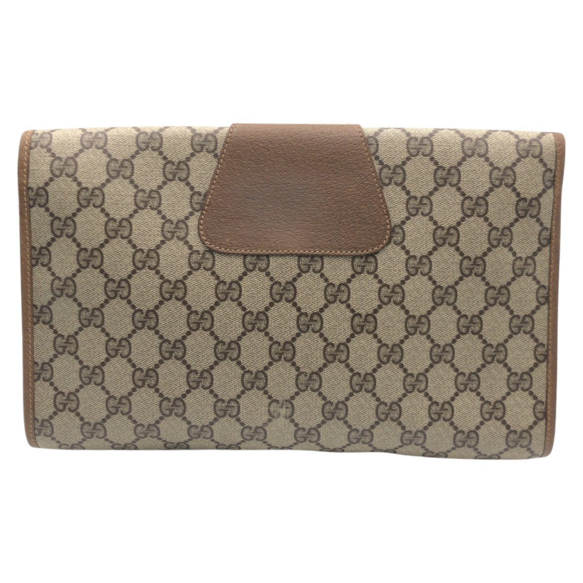13890
GUCCI グッチ シェリーライン オールドグッチ ベージュ ブラウン ゴールド金具 GGスプリームキャンバス 89 01 031 クラッチバッグ セカンドバッグ  レディース