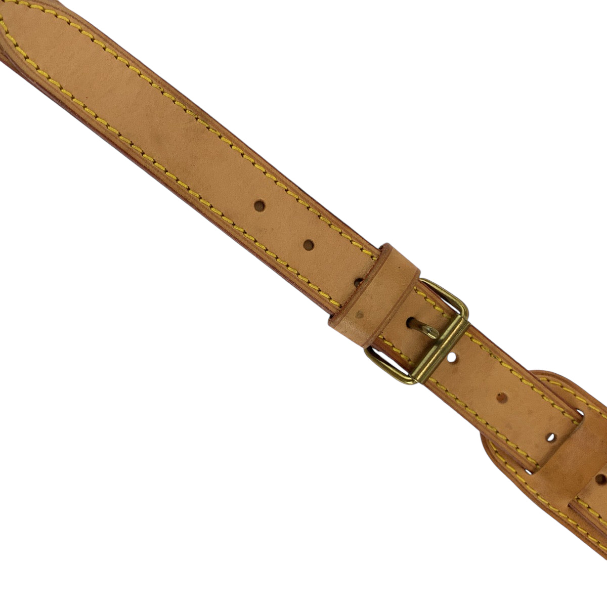 LOUIS VUITTON ルイヴィトン キーポル 男女兼用 ブラウン ゴールド金具 レザー ショルダーストラップ  レディース