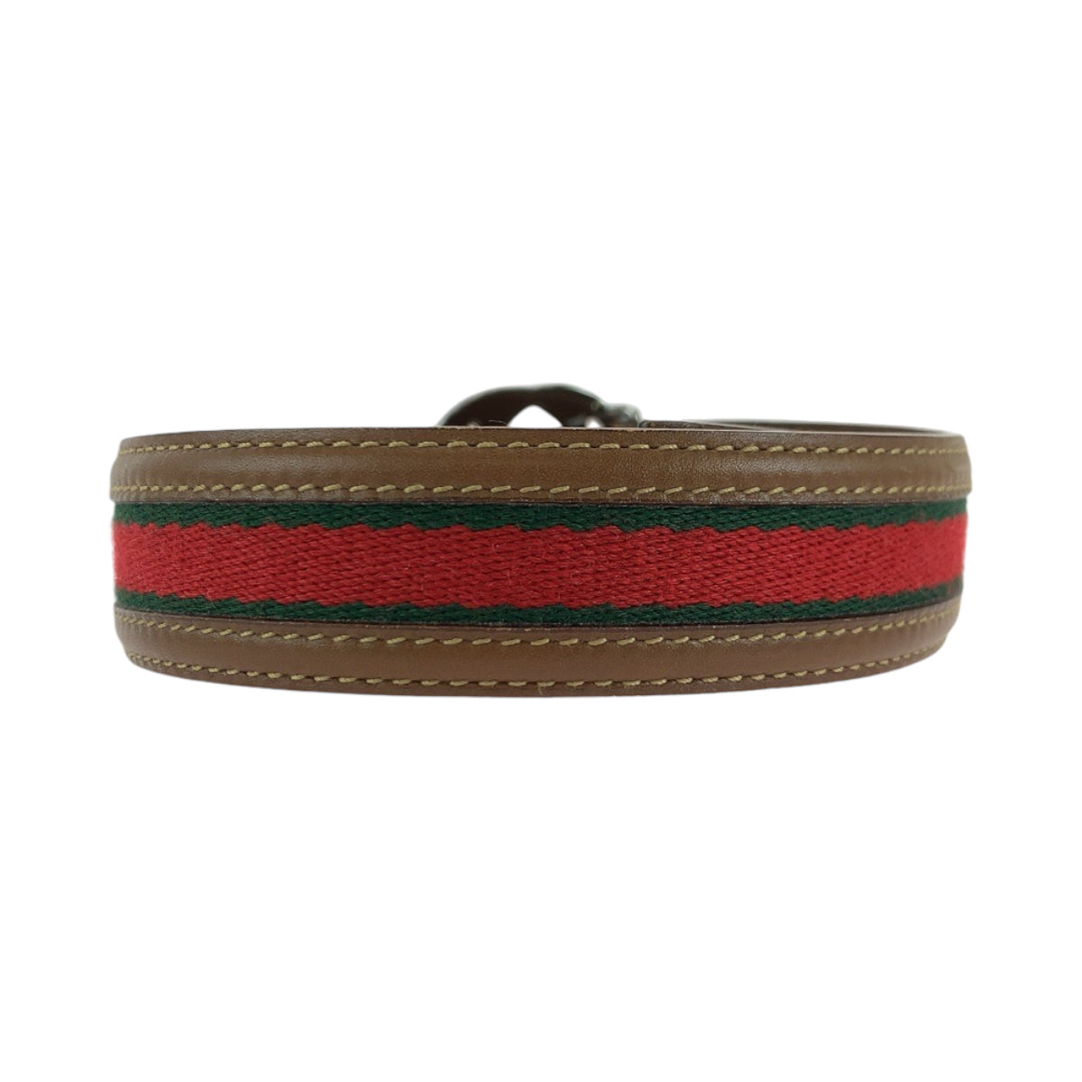 13897
GUCCI グッチ シェリーライン インターロッキング 75cm/30inc ブラウン シルバー金具 レザー 037 1192 ベルト 男女兼用  レディース