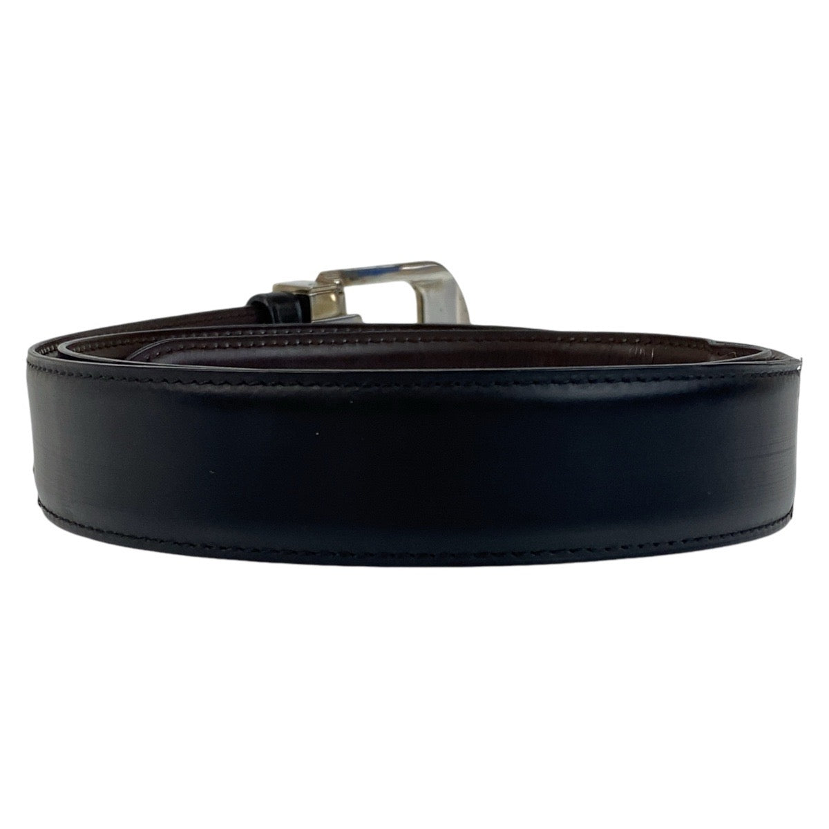 13898
CARTIER カルティエ ブラック レザー ベルト  メンズ