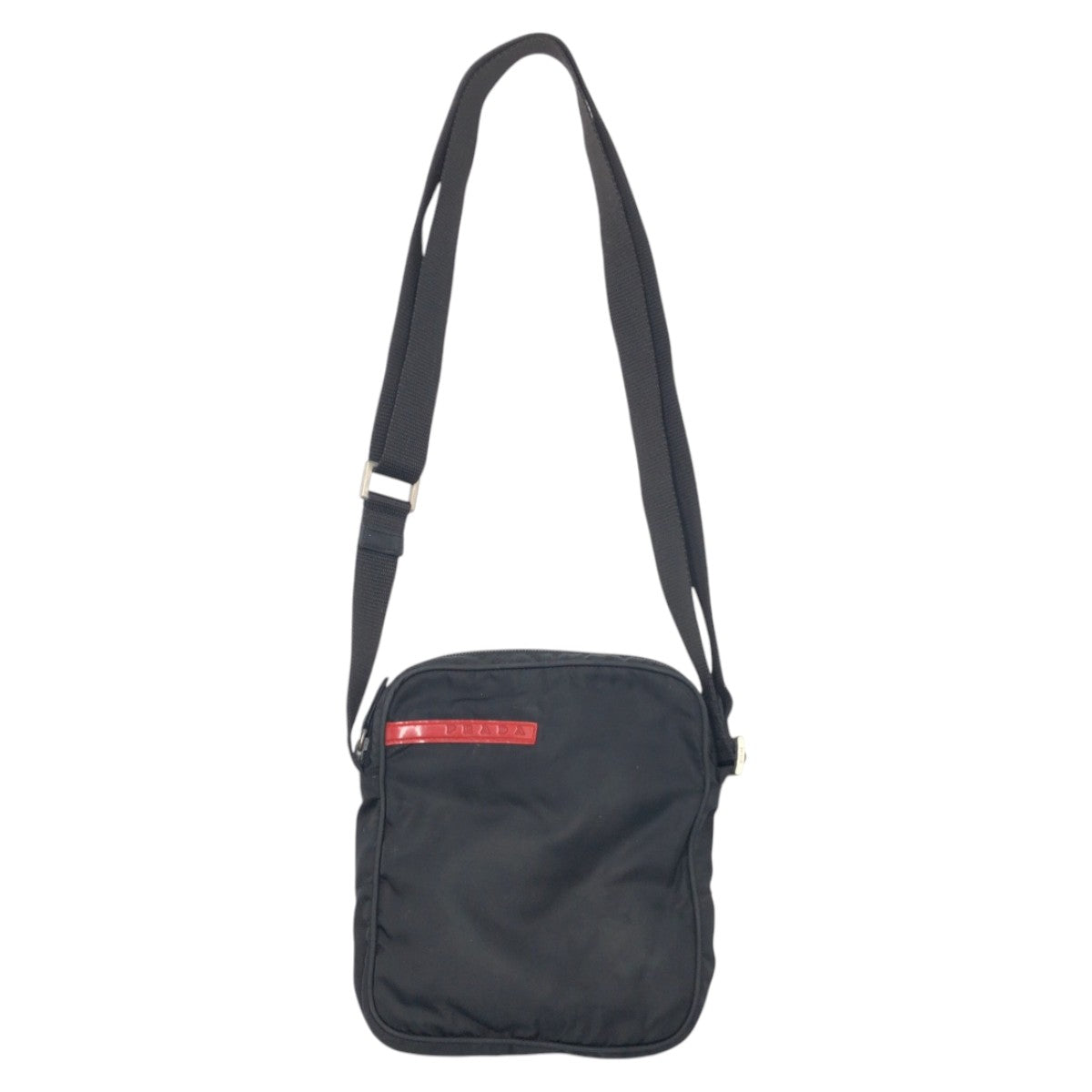 14378
PRADA プラダ プラダスポーツ ブラック 黒 ナイロン B8674 ショルダーバッグ ポシェット 男女兼用  メンズ ABP34