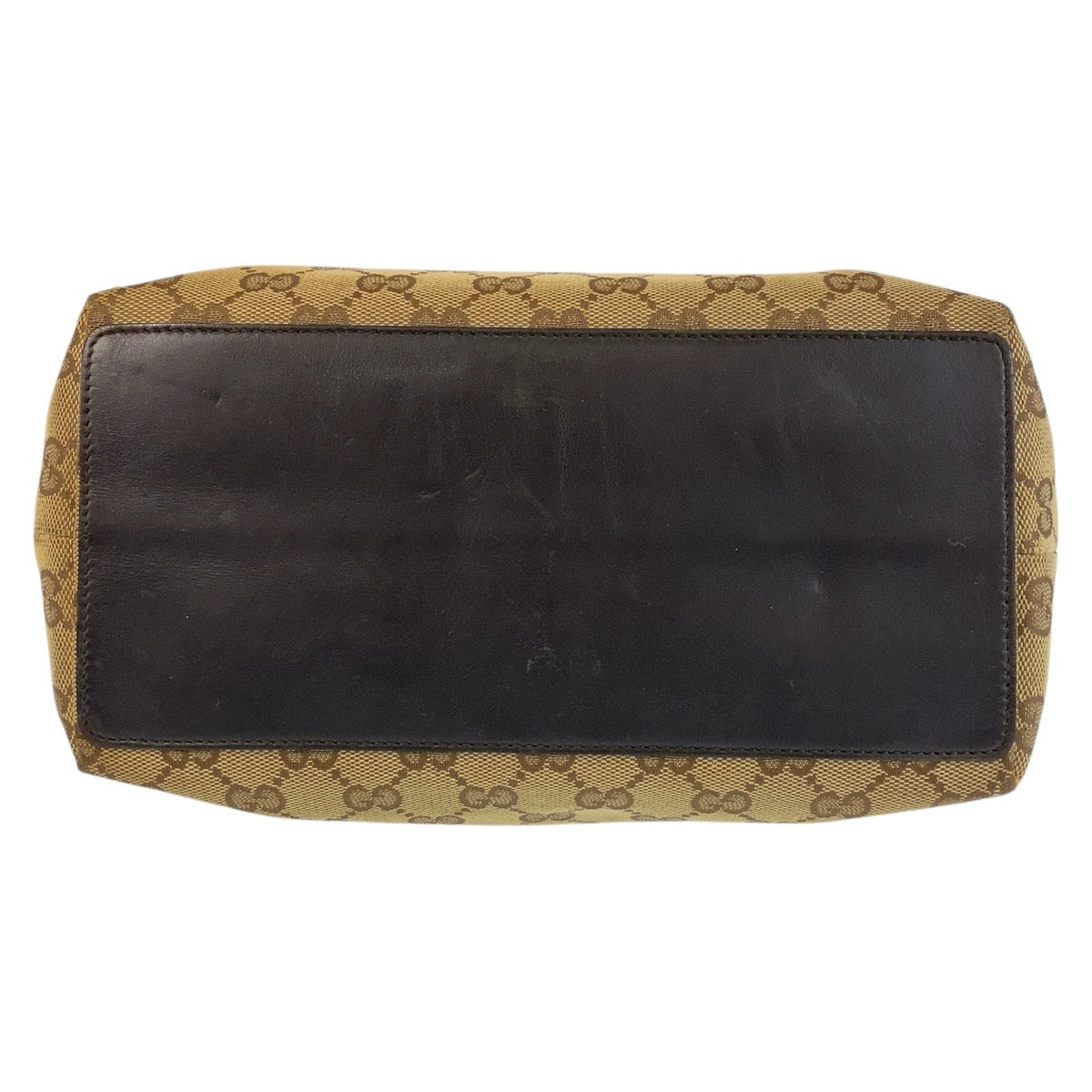 14388
GUCCI グッチ ベージュ ブラウン ゴールド金具 GGキャンバス / レザー 002 1098 トートバッグ ショルダーバッグ  レディース
