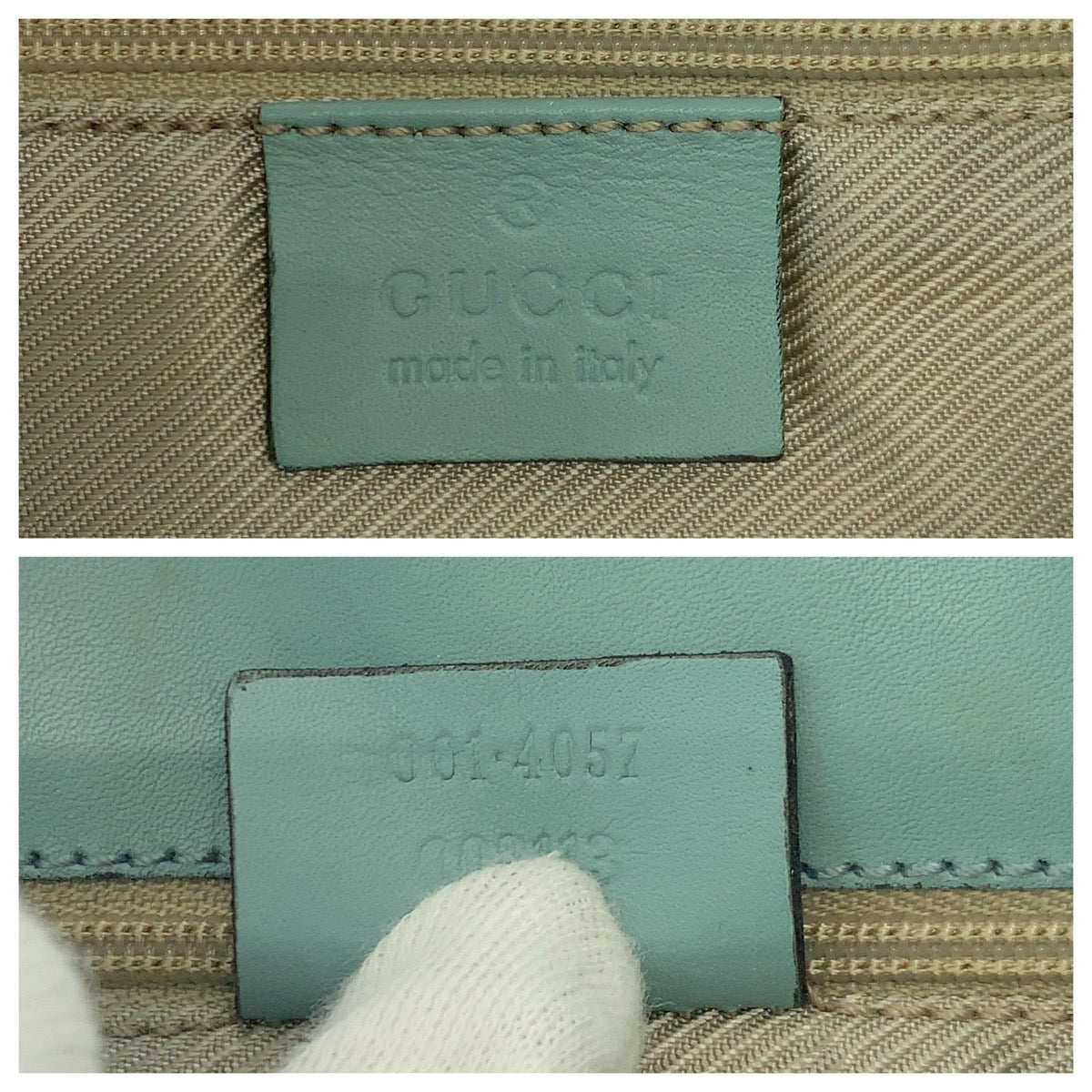 14390
GUCCI グッチ ジャッキー ブルー ゴールド金具 GGキャンバス 001 4057 ショルダーバッグ ホーボー  レディース