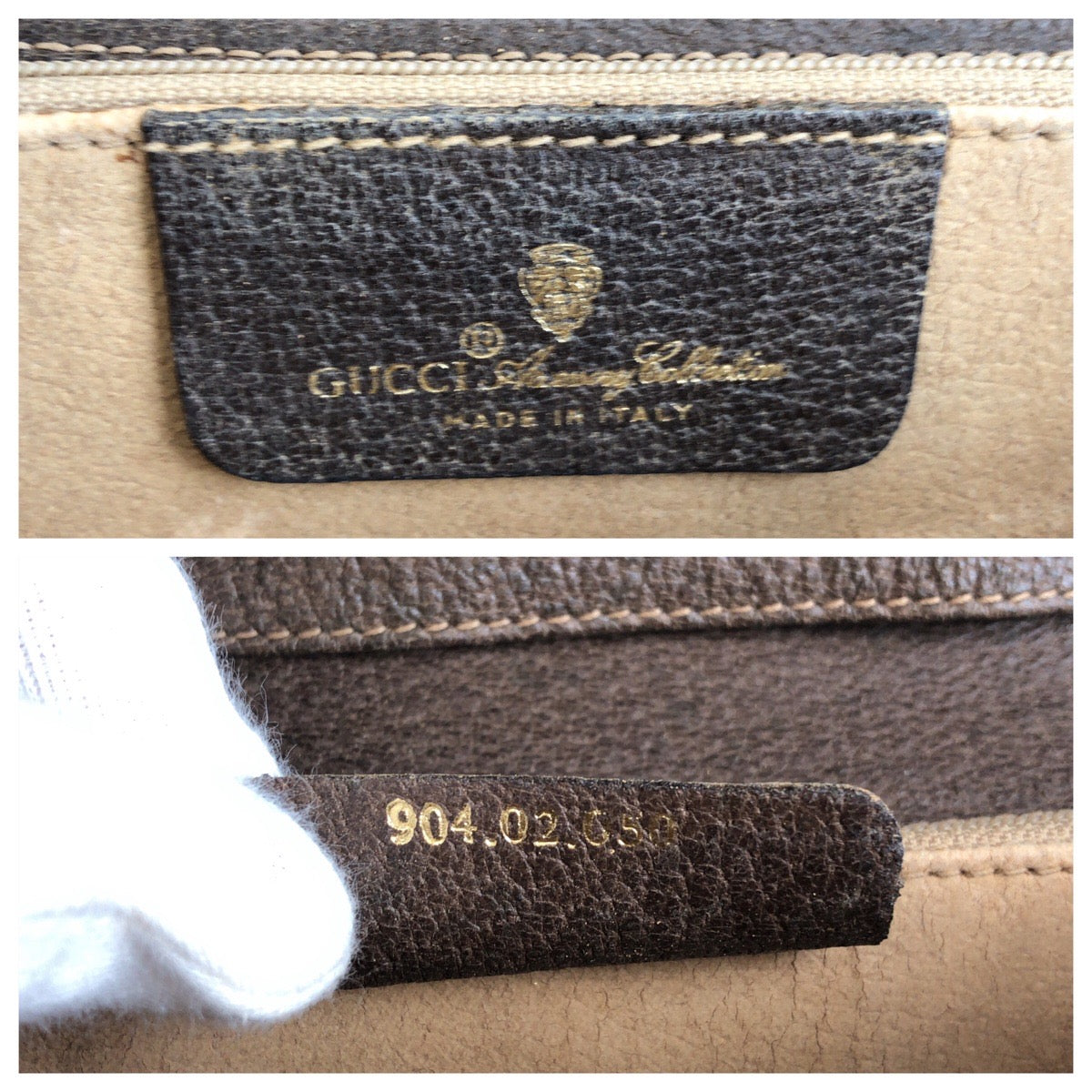13912
GUCCI グッチ オールドグッチ ブラウン ゴールド金具 GGスプリームキャンバス / レザー 904 02 050 斜め掛け ショルダーバッグ ポシェット  レディース