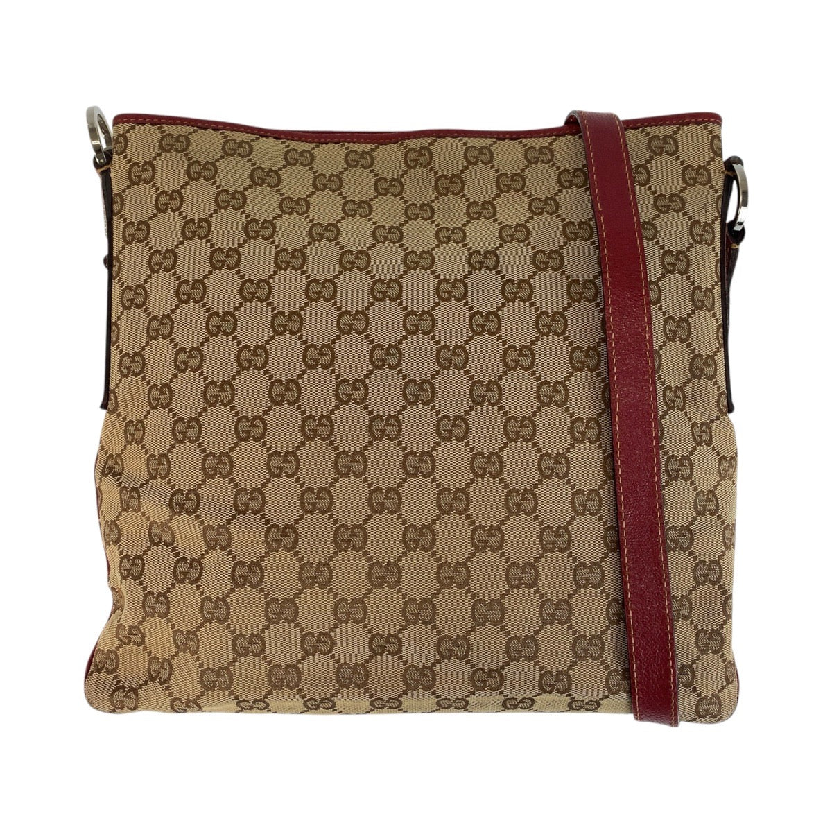 14400
GUCCI グッチ ベージュ レッド GGキャンバス / レザー 113013 ショルダーバッグ メッセンジャーバッグ  レディース ABP21