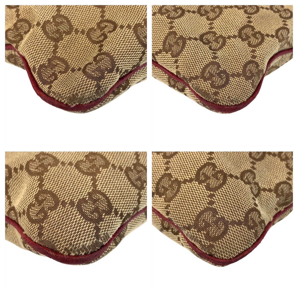 14400
GUCCI グッチ ベージュ レッド GGキャンバス / レザー 113013 ショルダーバッグ メッセンジャーバッグ  レディース ABP21