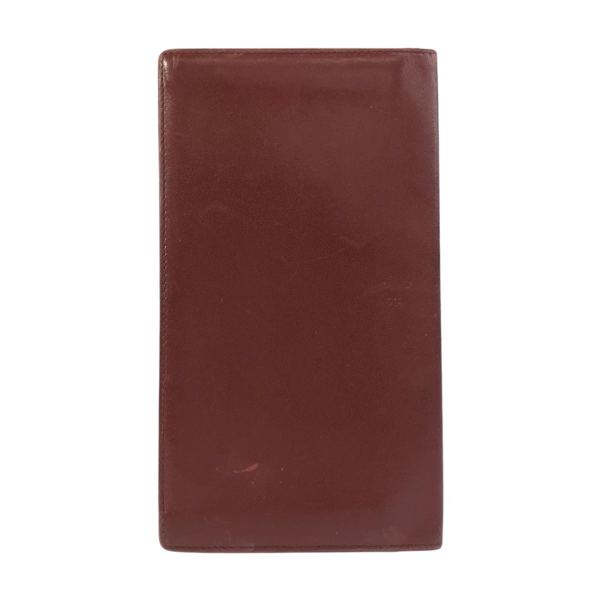 14408
CARTIER カルティエ ヴィンテージ マストライン ボルドー ゴールド金具 レザー 長財布 ロングウォレット 札入れ レディース AB5