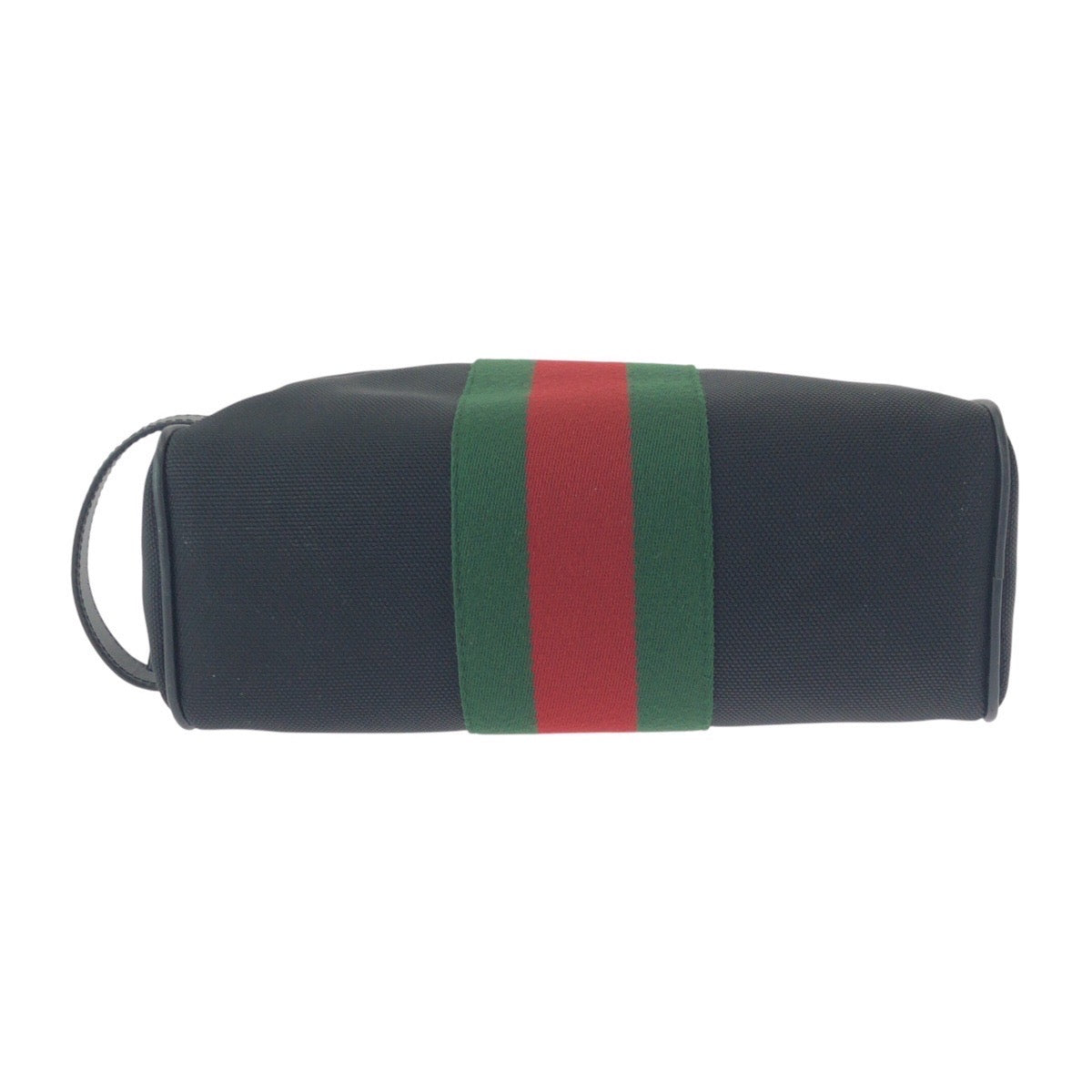 13920
GUCCI グッチ シェリーライン ブラック 黒 シルバー金具 キャンバス / レザー 630916 セカンドバッグ ポーチ  メンズ A39
