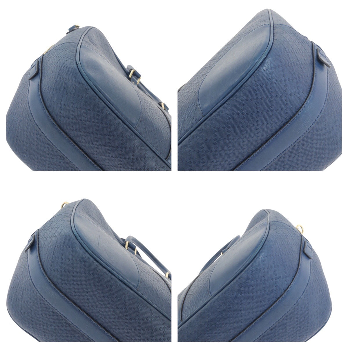 14410
GUCCI グッチ ディアマンテ ブルー ゴールド金具 レザー 353394 ビジネスバッグ ブリーフケース  メンズ