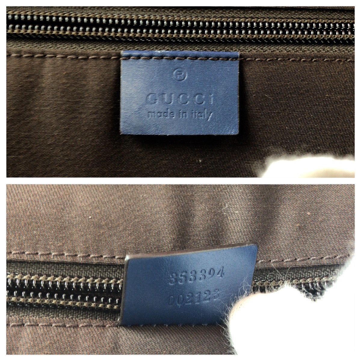 14410
GUCCI グッチ ディアマンテ ブルー ゴールド金具 レザー 353394 ビジネスバッグ ブリーフケース  メンズ