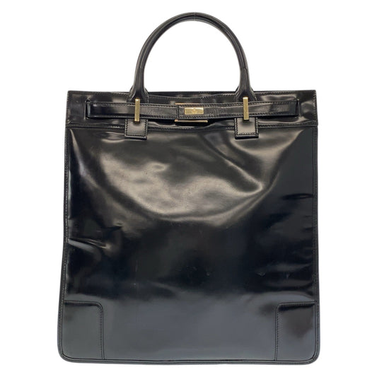 14412
GUCCI グッチ ブラック 黒 ゴールド金具 レザー 002 1091 トートバッグ  レディース