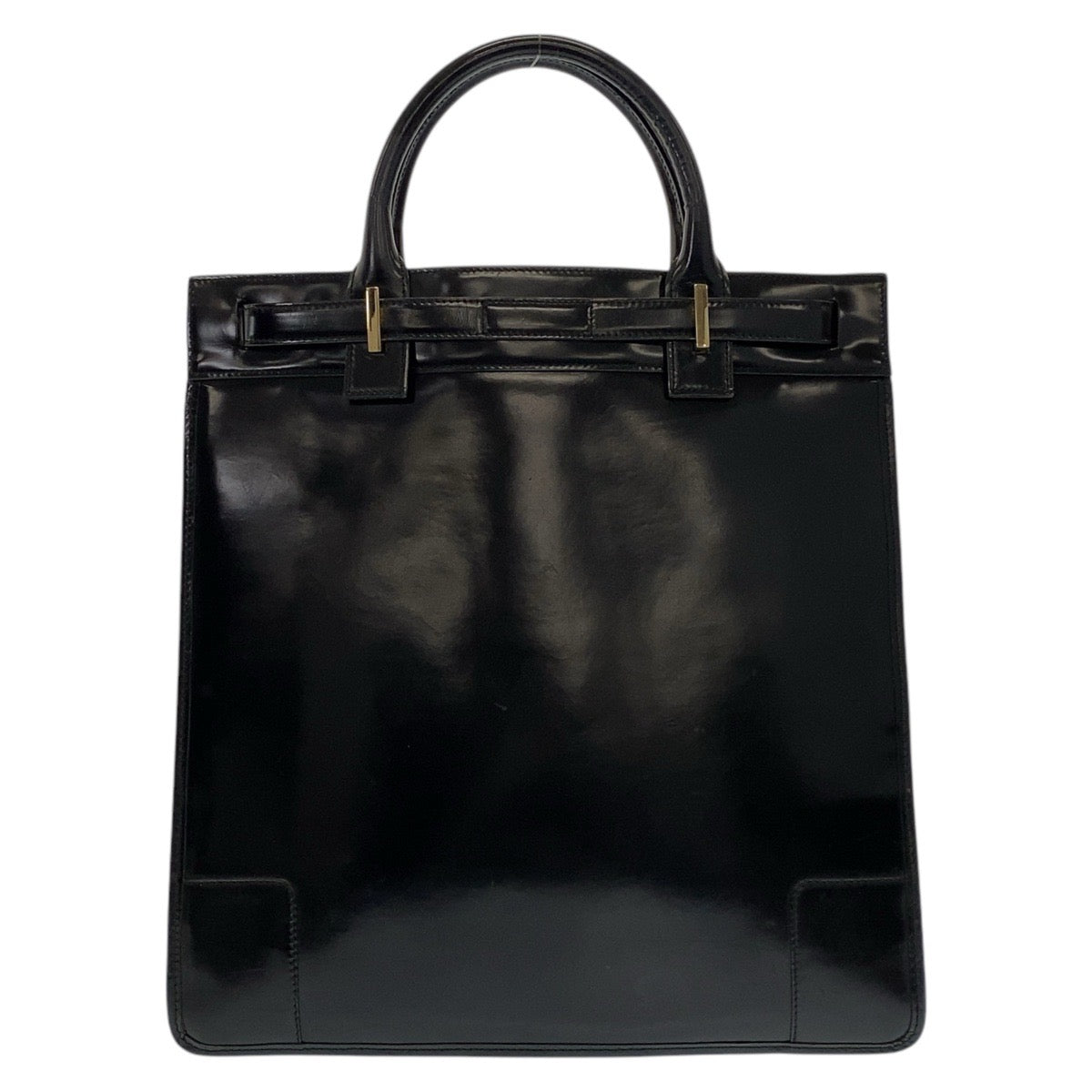 14412
GUCCI グッチ ブラック 黒 ゴールド金具 レザー 002 1091 トートバッグ  レディース