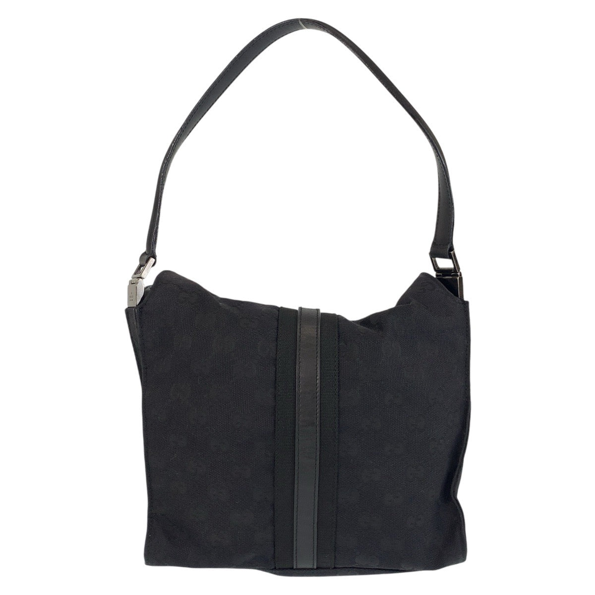 14416
GUCCI グッチ ジャッキー ブラック 黒 GGキャンバス / レザー 001 3734 ショルダーバッグ  レディース ABP20