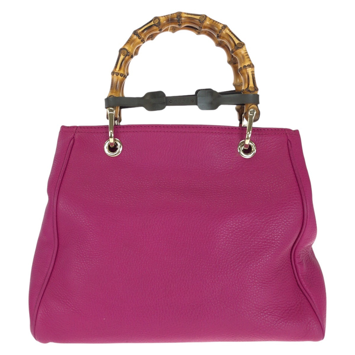 14419
GUCCI グッチ バンブー スモール ショッパー ピンク ゴールド金具 レザー 336032 トートバッグ ショルダーバッグ 2way  レディース