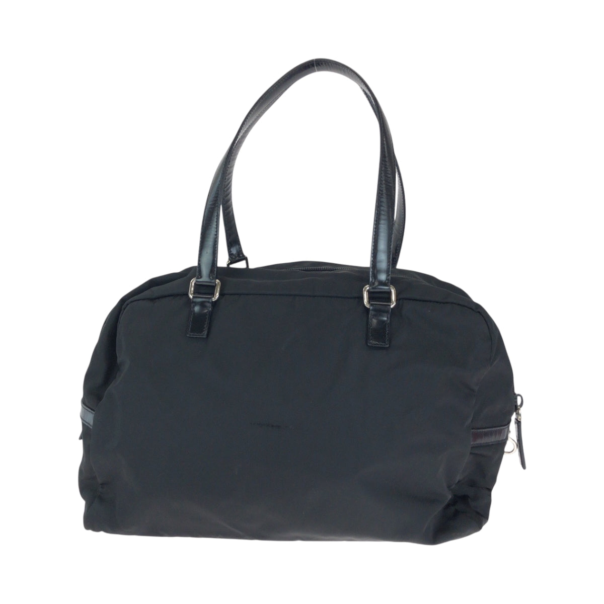 14424
PRADA プラダ テスート ロゴ ブラック 黒 シルバー金具 ナイロン BR3150 ボストンバッグ ショルダーバッグ  レディース