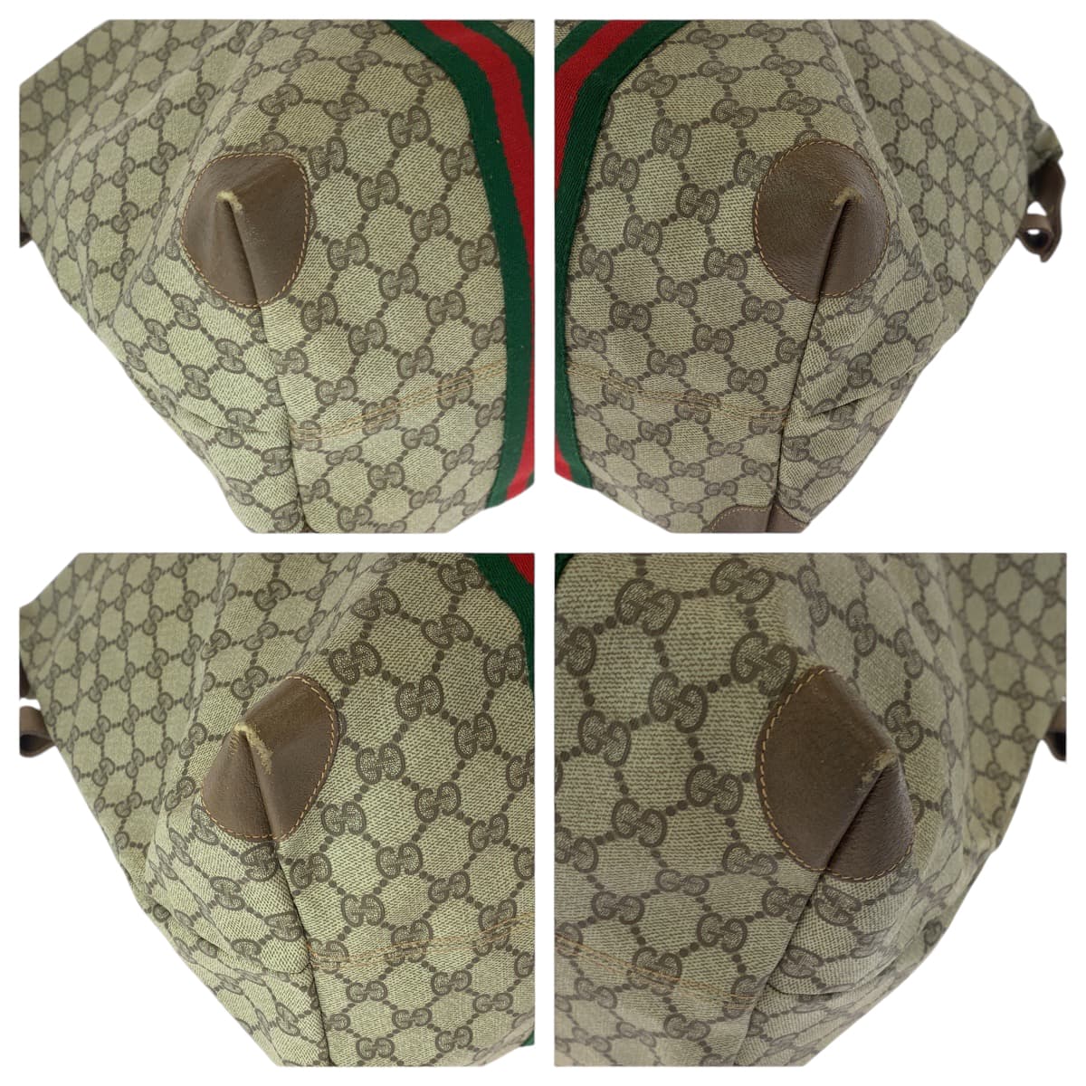 13926
GUCCI グッチ オールドグッチ シェリーライン ベージュ ブラウン GGスプリームキャンバス 89 19 012 ボストンバッグ ショルダーバッグ レディース ABP42