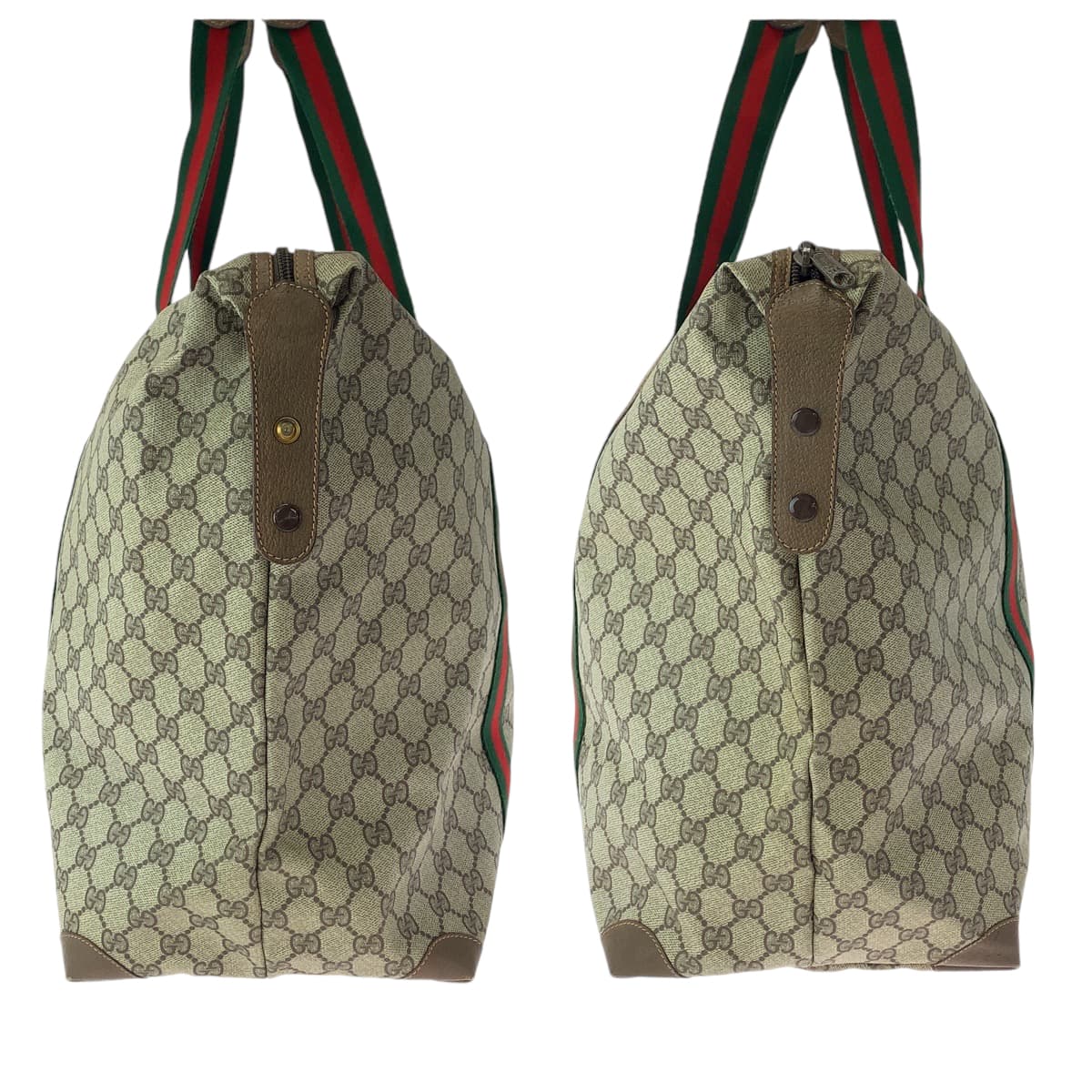 13926
 
GUCCI Old Gucci Sherry Line Beige Brown GG Supreme Canvas 89 19 012 Boston Bag Shoulder Bag Women's