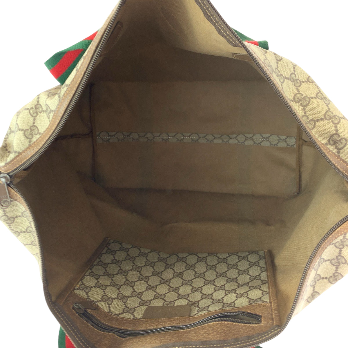 13926
 
GUCCI Old Gucci Sherry Line Beige Brown GG Supreme Canvas 89 19 012 Boston Bag Shoulder Bag Women's