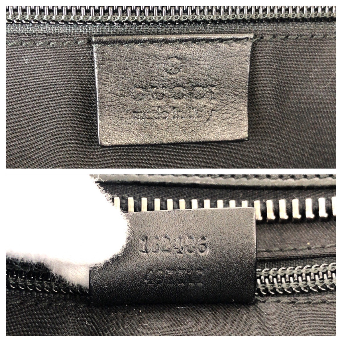 14442
GUCCI グッチ グッチシマ ブラック 黒 レザー 162486 トートバッグ ショルダーバッグ 2way  メンズ