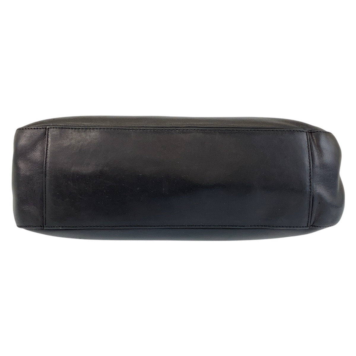 17982
PRADA プラダ ブラック 黒 レザー / プラスチック ショルダーバッグ  レディース ABP35