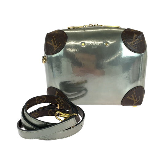 13930
LOUIS VUITTON ルイヴィトン モノグラム  ミロワール ヴェニス シルバー ブラウン ゴールド金具 パテントレザー / PVC M52758 ショルダーバッグ ポシェット  レディース