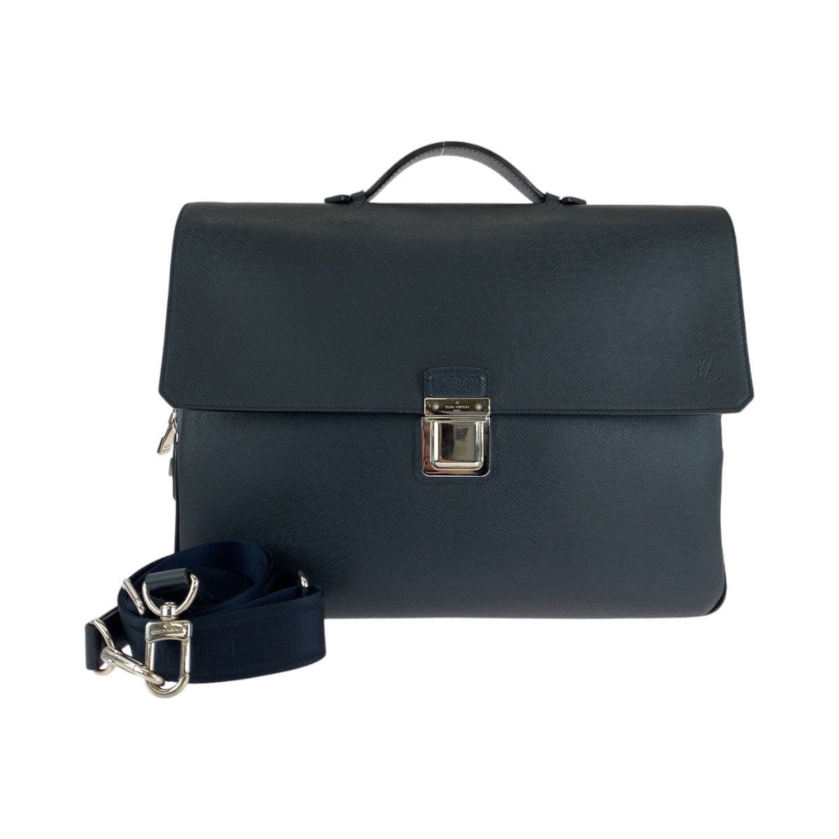 13931
LOUIS VUITTON ルイヴィトン タイガ ヴァシリPM ボレアル ネイビー シルバー金具 タイガ M32640 ショルダーバッグ ビジネスバッグ 2way  メンズ
