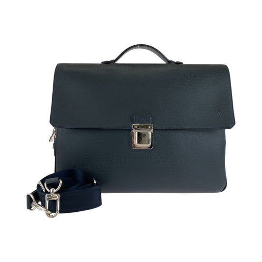 13931
LOUIS VUITTON ルイヴィトン タイガ ヴァシリPM ボレアル ネイビー シルバー金具 タイガ M32640 ショルダーバッグ ビジネスバッグ 2way  メンズ