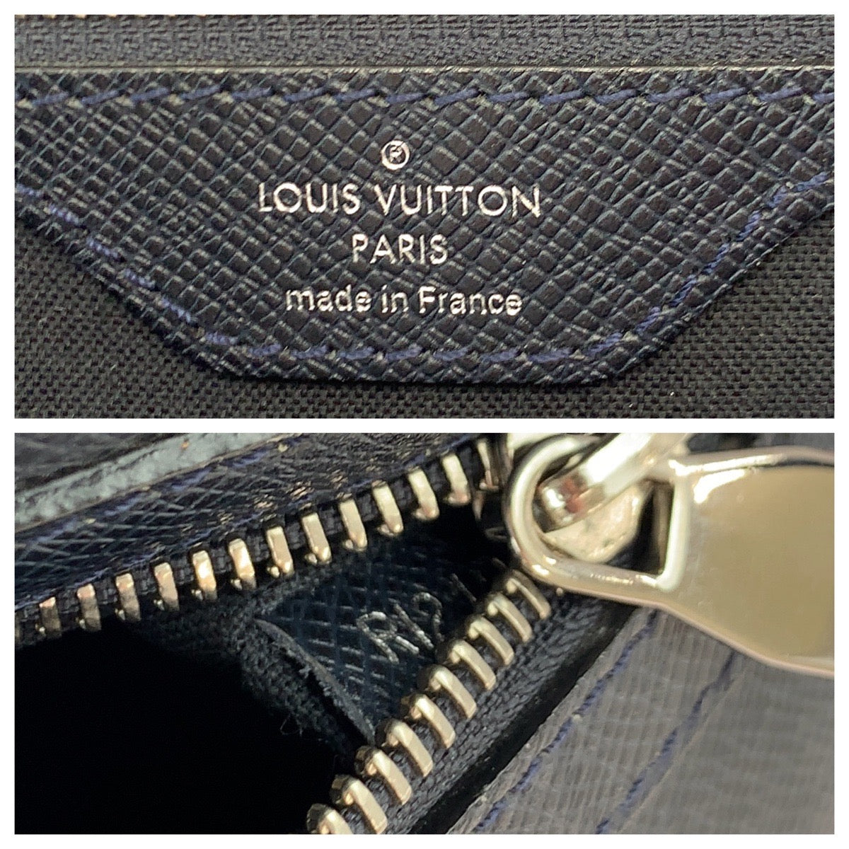 13931
LOUIS VUITTON ルイヴィトン タイガ ヴァシリPM ボレアル ネイビー シルバー金具 タイガ M32640 ショルダーバッグ ビジネスバッグ 2way  メンズ