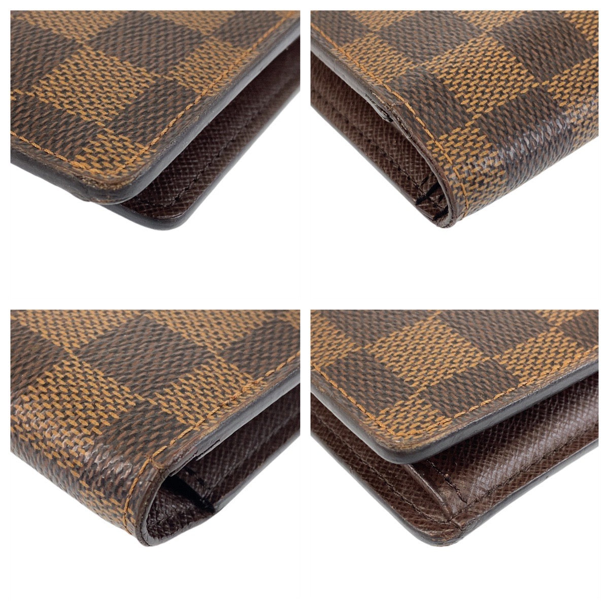 14453
LOUIS VUITTON ルイヴィトン ダミエ ポルトフォイユ ブラザ ブラウン PVC N60017 長財布 ロングウォレット  メンズ