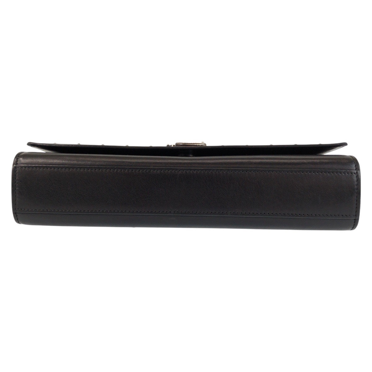 13942
SAINT LAURENT PARIS サンローランパリ YSL クラシック ケイト スタッズ ブラック 黒 シルバー金具 レザー 斜め掛け ショルダーバッグ  レディース