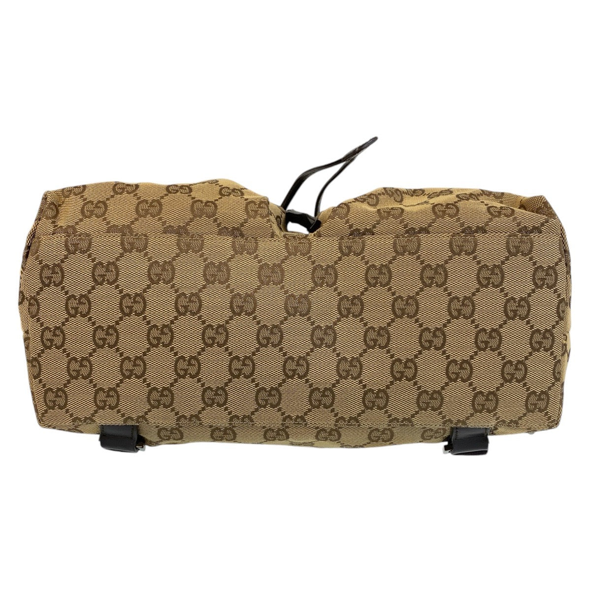14463
GUCCI グッチ ベージュ ブラウン GGキャンバス / レザー 003 0238 リュック バックパック  レディース