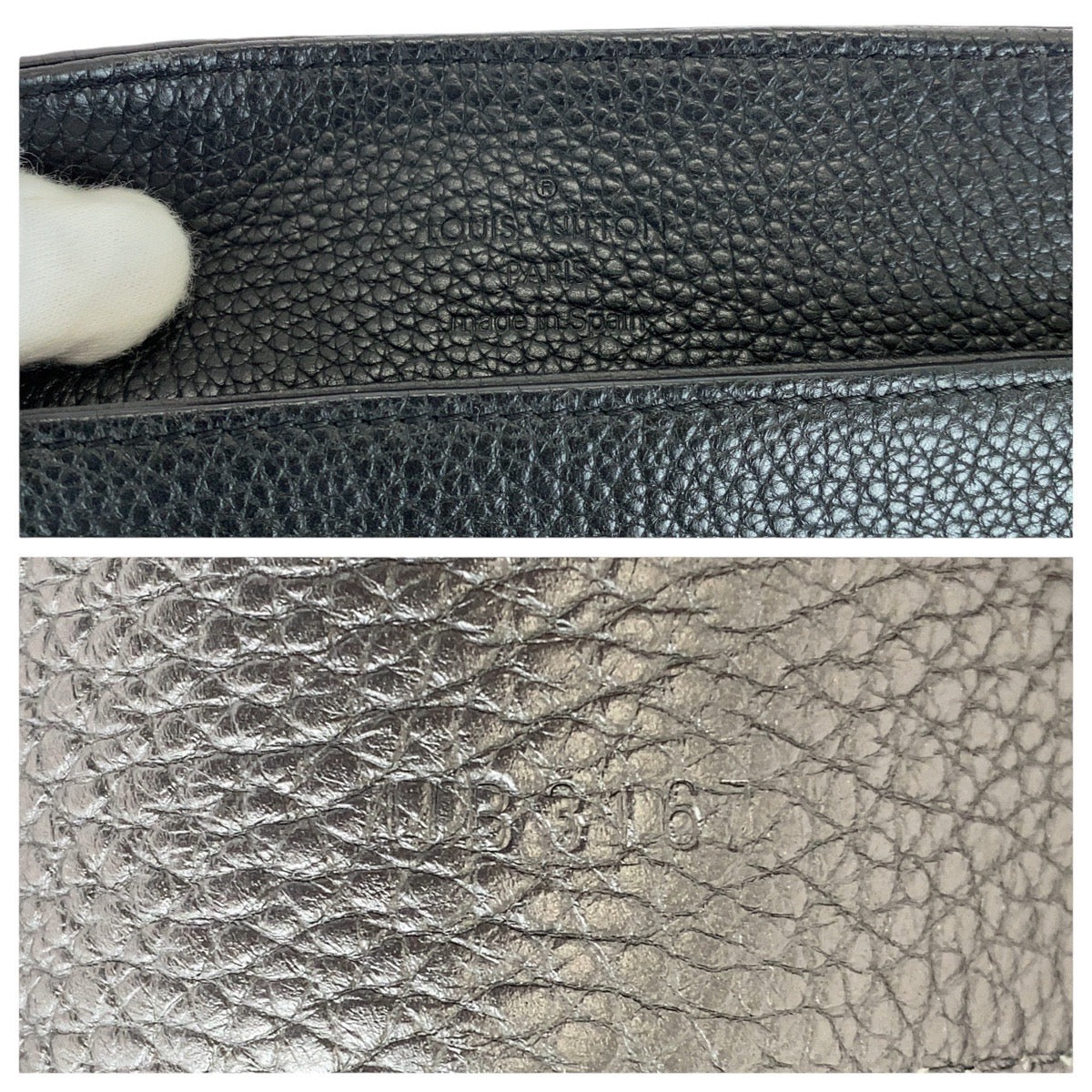 13947
LOUIS VUITTON ルイヴィトン カバ ヴォワヤージュ トリヨン ノワール ブラック 黒 シルバー金具 レザー M50086 トートバッグ ショルダーバッグ 男女兼用  レディース