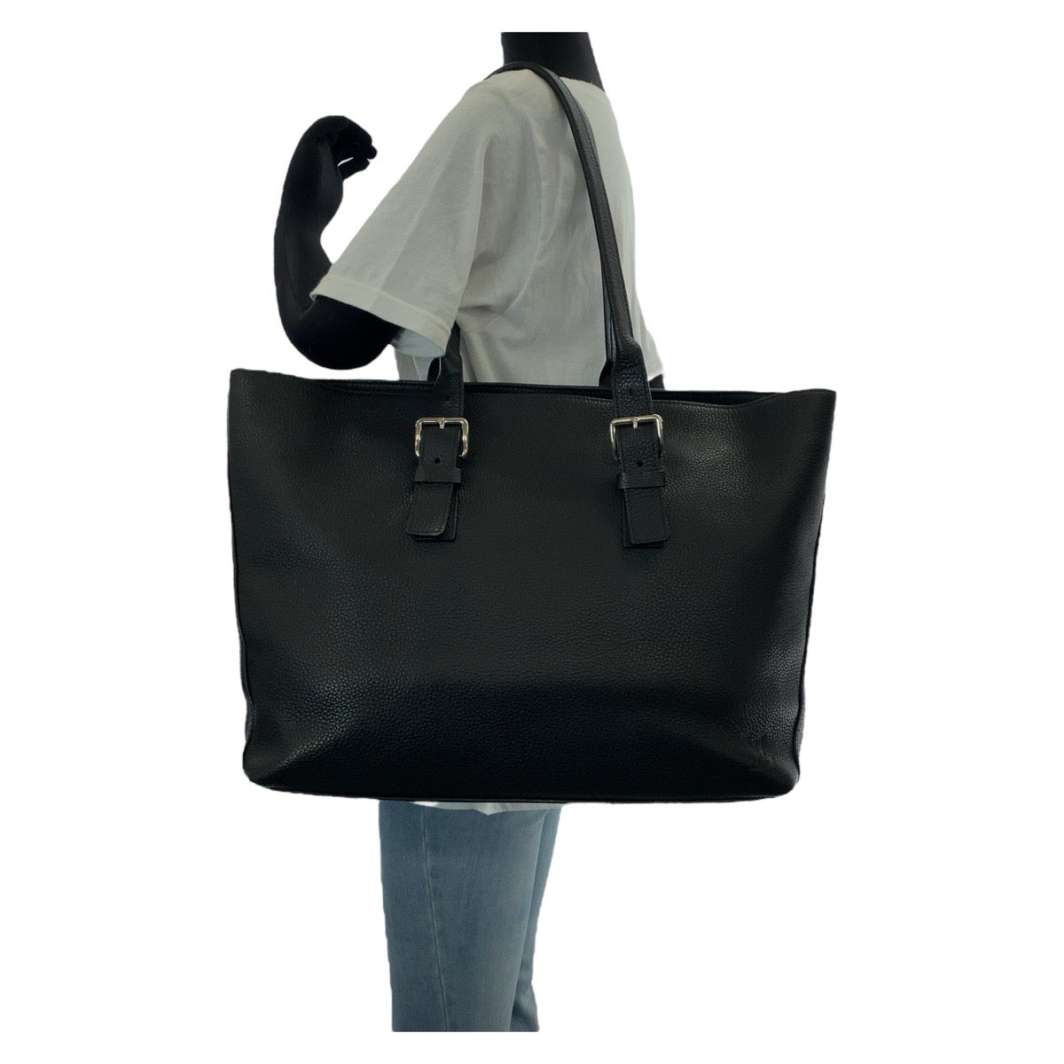 13947
LOUIS VUITTON ルイヴィトン カバ ヴォワヤージュ トリヨン ノワール ブラック 黒 シルバー金具 レザー M50086 トートバッグ ショルダーバッグ 男女兼用  レディース