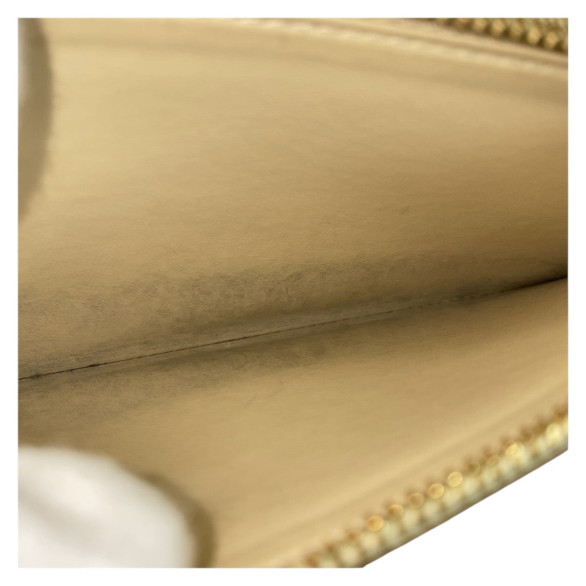 13948
LOUIS VUITTON ルイヴィトン ダミエ アズール ジッピーウォレット アイボリー ゴールド金具 PVC N60019 ロングウォレット  レディース