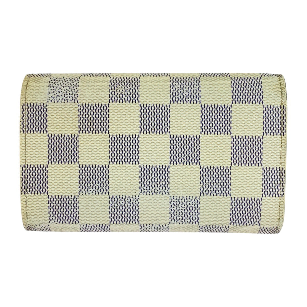 14465
LOUIS VUITTON ルイヴィトン ダミエアズール ポルトフォイユ トレゾール ホワイト グレー PVC N61744 折財布 コンパクトウォレット  レディース