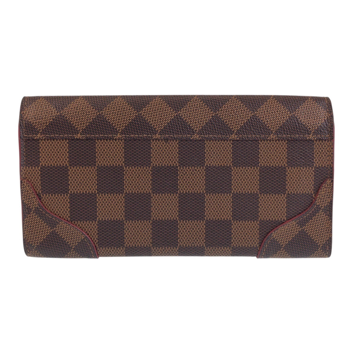 13952
LOUIS VUITTON ルイヴィトン ダミエ エベヌ ポルトフォイユ カイサ ブラウン ゴールド金具 PVC N61221 長財布 ロングウォレット  レディース