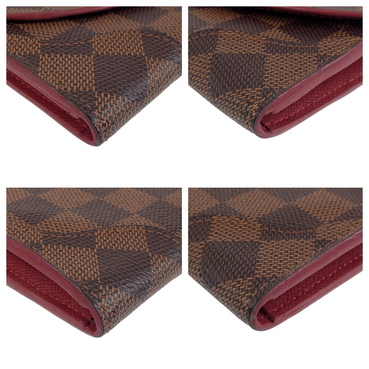 13952
LOUIS VUITTON ルイヴィトン ダミエ エベヌ ポルトフォイユ カイサ ブラウン ゴールド金具 PVC N61221 長財布 ロングウォレット  レディース