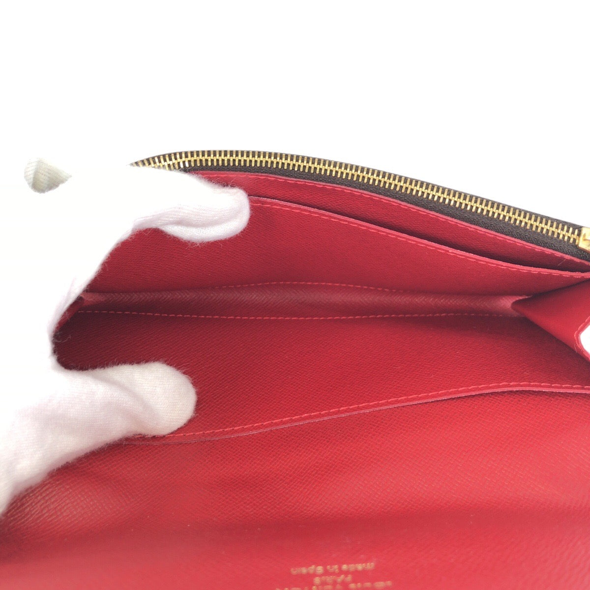 13952
LOUIS VUITTON ルイヴィトン ダミエ エベヌ ポルトフォイユ カイサ ブラウン ゴールド金具 PVC N61221 長財布 ロングウォレット  レディース
