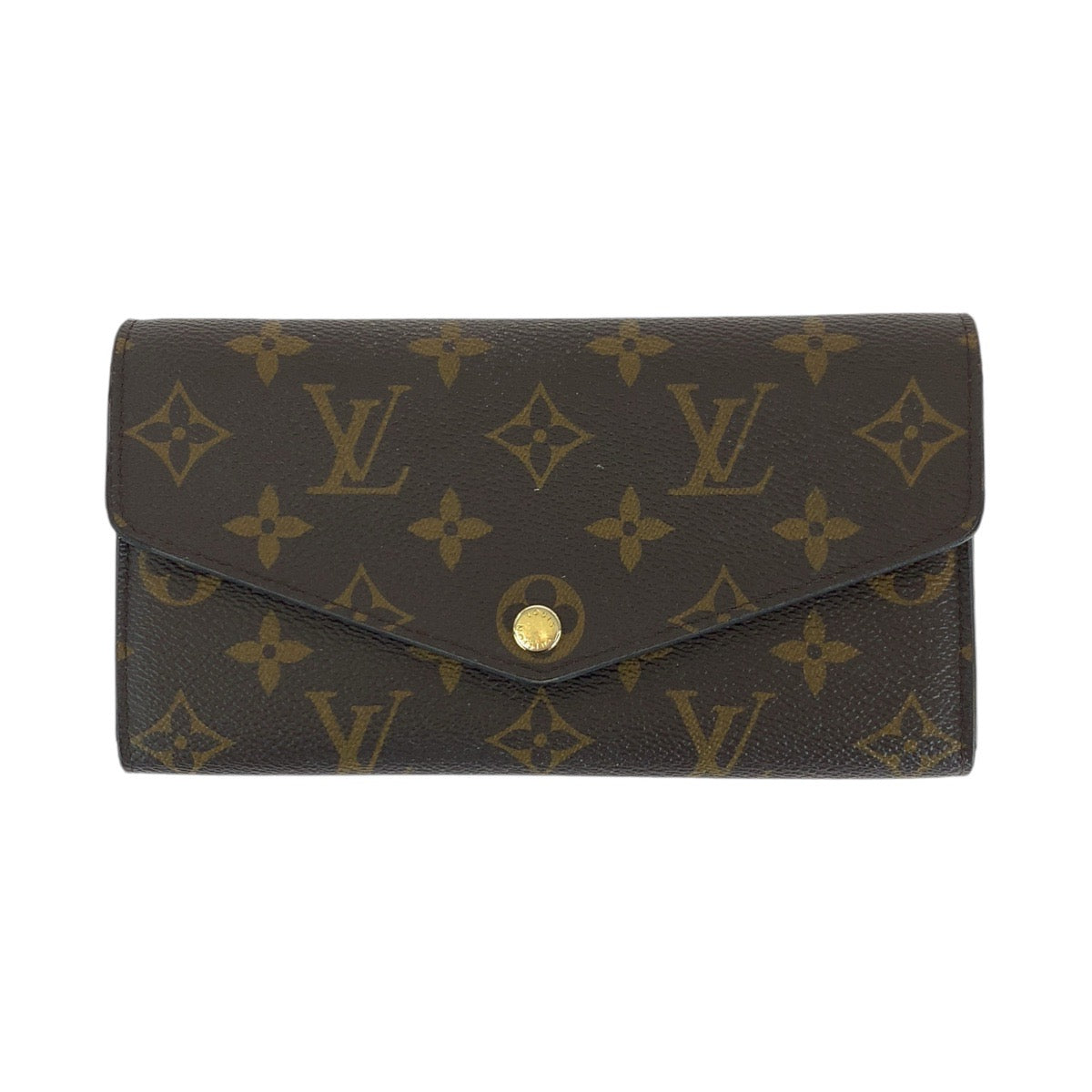 14466
LOUIS VUITTON ルイヴィトン モノグラム ポルトフォイユ サラ ブラウン ピンク ゴールド金具 PVC M62235 長財布 ロングウォレット  レディース