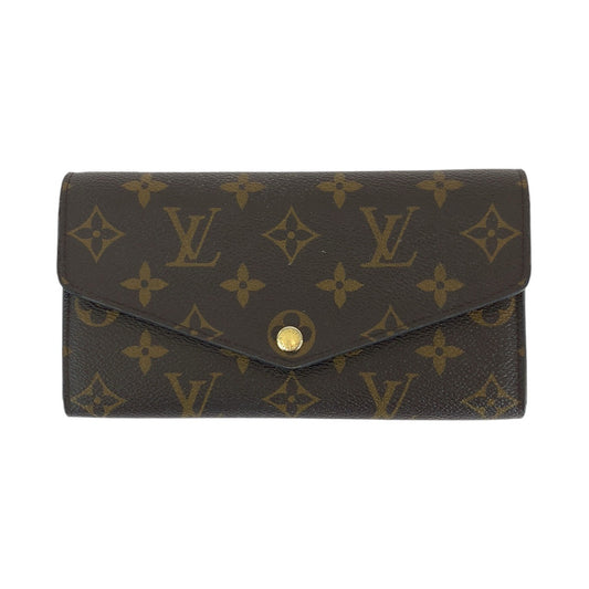 14466
LOUIS VUITTON ルイヴィトン モノグラム ポルトフォイユ サラ ブラウン ピンク ゴールド金具 PVC M62235 長財布 ロングウォレット  レディース