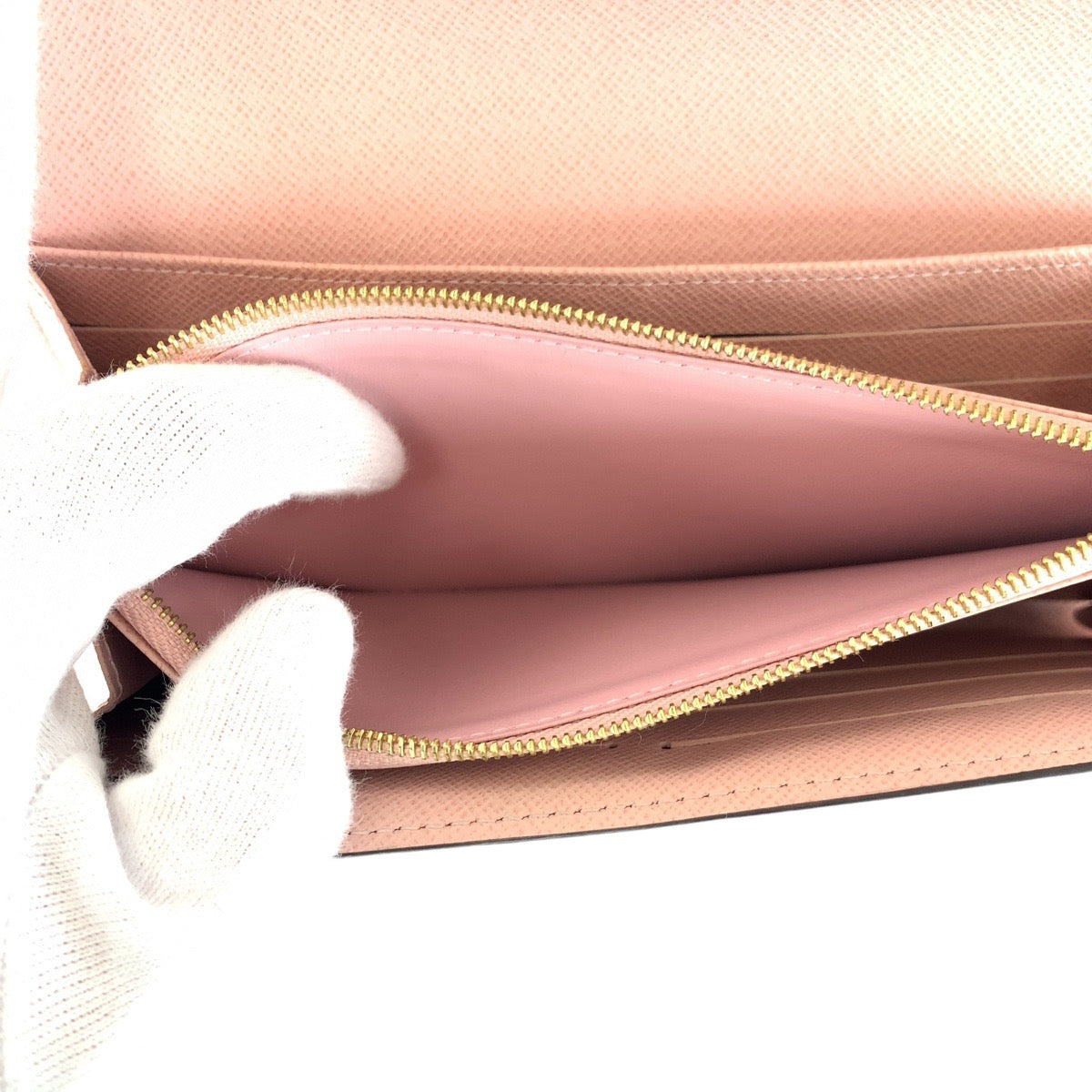 14466
LOUIS VUITTON ルイヴィトン モノグラム ポルトフォイユ サラ ブラウン ピンク ゴールド金具 PVC M62235 長財布 ロングウォレット  レディース