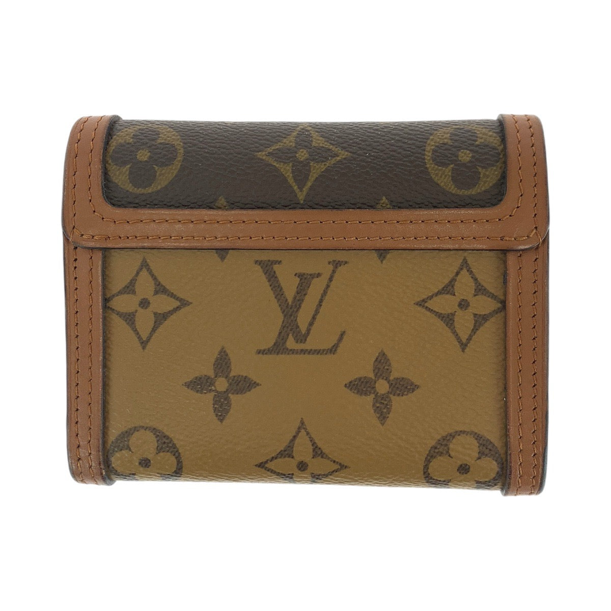 14471
LOUIS VUITTON ルイヴィトン モノグラム ポルトフォイユ ドーフィーヌ コンパクト ブラウン ゴールド金具 PVC / レザー M68725 折財布 コンパクトウォレット  レディース