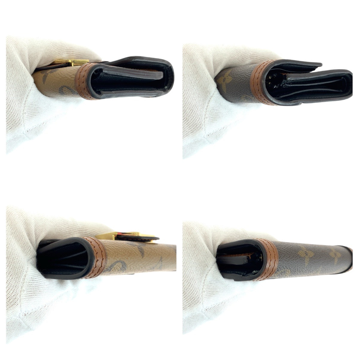 14471
LOUIS VUITTON ルイヴィトン モノグラム ポルトフォイユ ドーフィーヌ コンパクト ブラウン ゴールド金具 PVC / レザー M68725 折財布 コンパクトウォレット  レディース