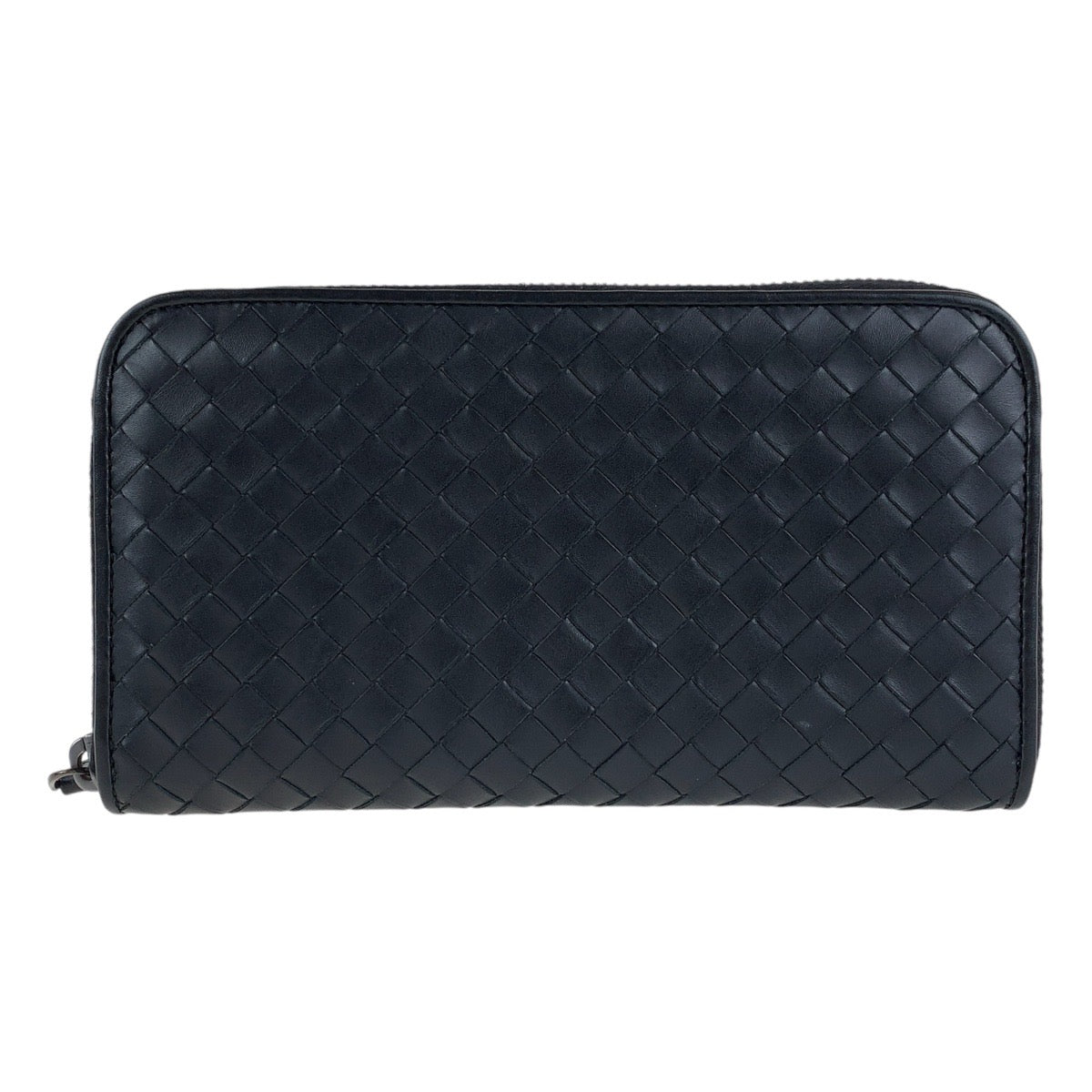 13960
BOTTEGAVENETA ボッテガヴェネタ イントレチャート ブラック 黒 レザー 長財布 ロングウォレット  メンズ