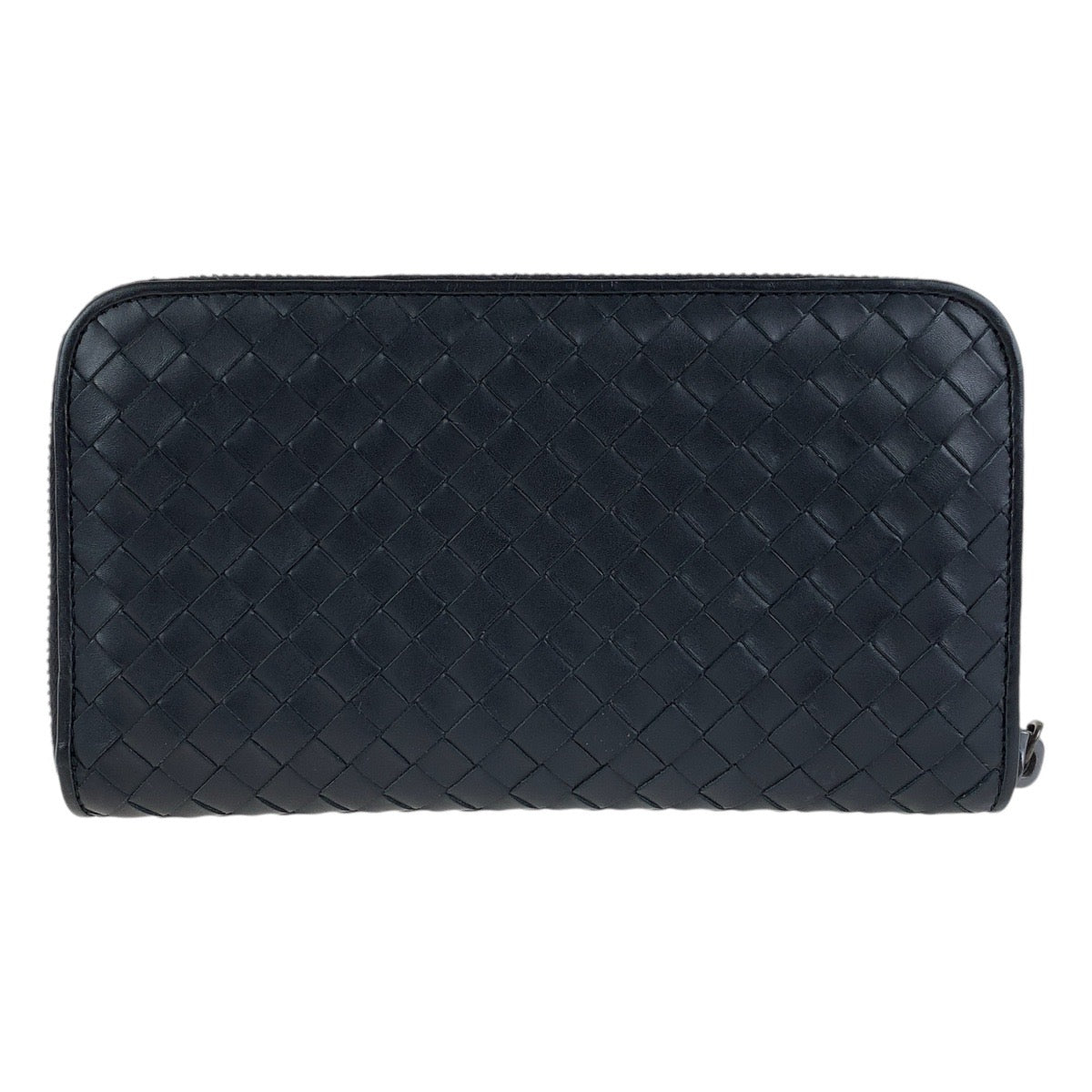 13960
BOTTEGAVENETA ボッテガヴェネタ イントレチャート ブラック 黒 レザー 長財布 ロングウォレット  メンズ