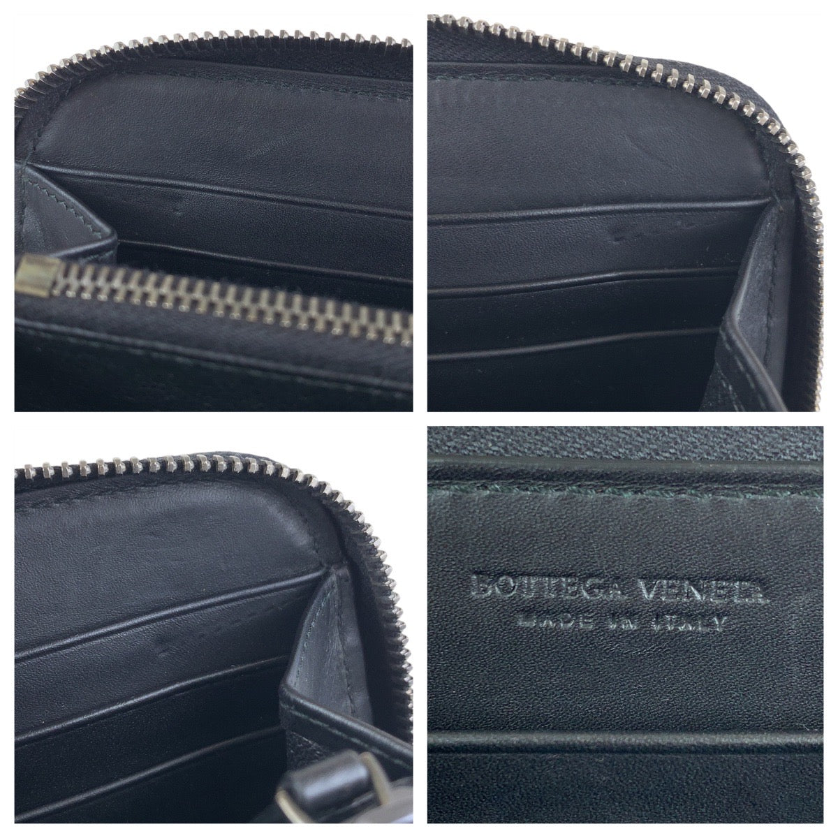 13960
BOTTEGAVENETA ボッテガヴェネタ イントレチャート ブラック 黒 レザー 長財布 ロングウォレット  メンズ
