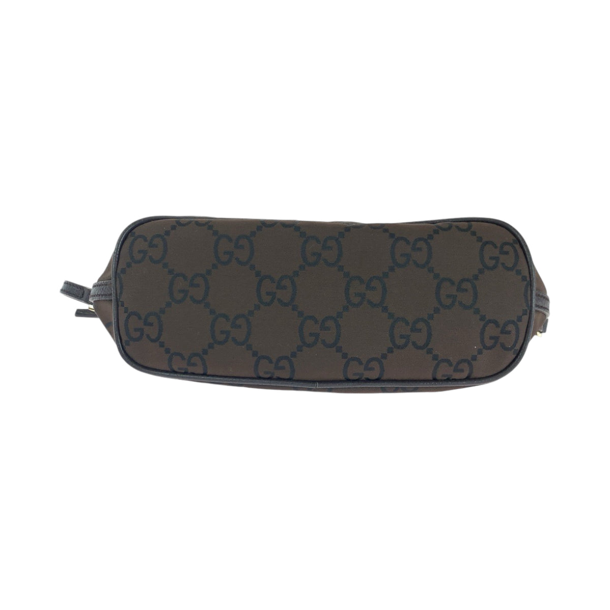 14474
GUCCI グッチ ブラウン シルバー金具 キャンバス 257300 ハンドバッグ アクセサリーポーチ  レディース