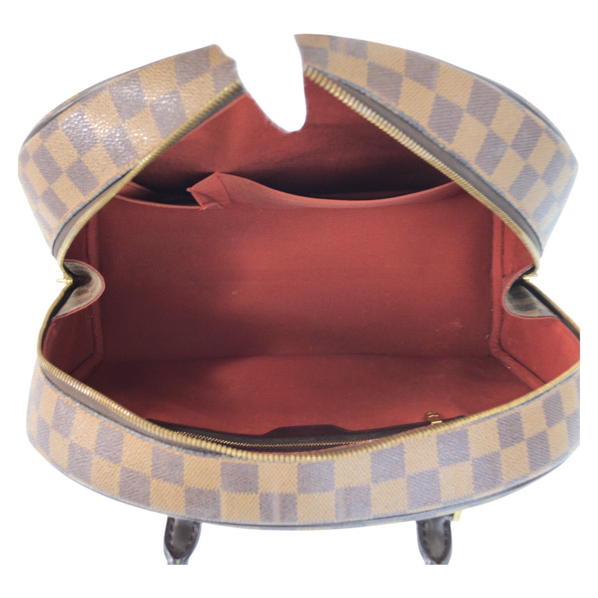 13962
LOUIS VUITTON ルイヴィトン ダミエ ノリータ ブラウン ゴールド金具 PVC / レザー N41455 ハンドバッグ ボストンバッグ  レディース ABP52