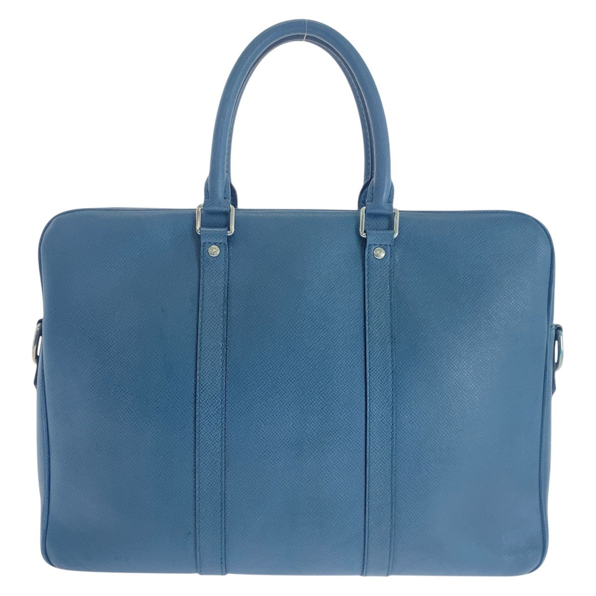 14477
LOUIS VUITTON ルイヴィトン タイガ ポルトドキュマンボワイヤージュ ブルー シルバー金具 タイガ M30639 ブリーフケース ビジネスバッグ  メンズ